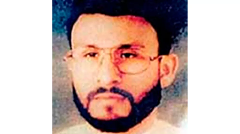FILE - This undated file photo provided by U.S. Central Command, shows Abu Zubaydah, date and location unknown. (U.S. Central Command via AP, File)