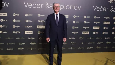 - Franjo Bobinac, Predsednik OKS,- 15.05.2025. - Večer Šampionov Smučarske Zveze Slovenije.//FOTO: Bojan Velikonja