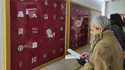 yugo logo razstava v Trst / Foto: Katja Gle&scaron;čič 