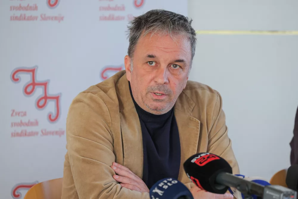 Predsednik ZSSS Andrej Zorko. / Foto: STA