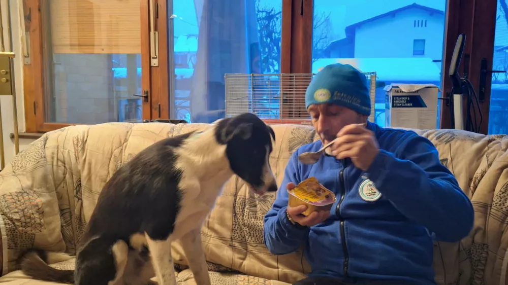 Sestradana Eli, a na varnem in toplem. Foto: Facebook