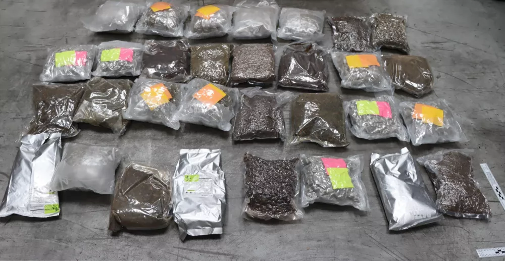 konoplja med čajem iz Tajska prek Rotterdam v Sežana