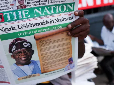 Donald Trump in breme belega človeka v Nigeriji