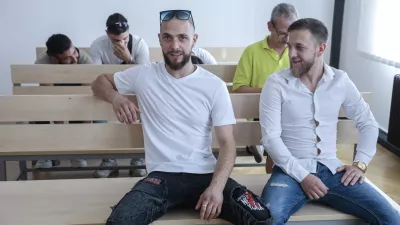 - 19.06.2025 - obtozeni Belcl Marko, Brajdic Marjan, Grm Mihael, Grm Marjan (gre za smrt Stanislava Knafla v okolici Grosuplja marca 2021, ponovljeno sojenje)//FOTO: Jaka Gasar