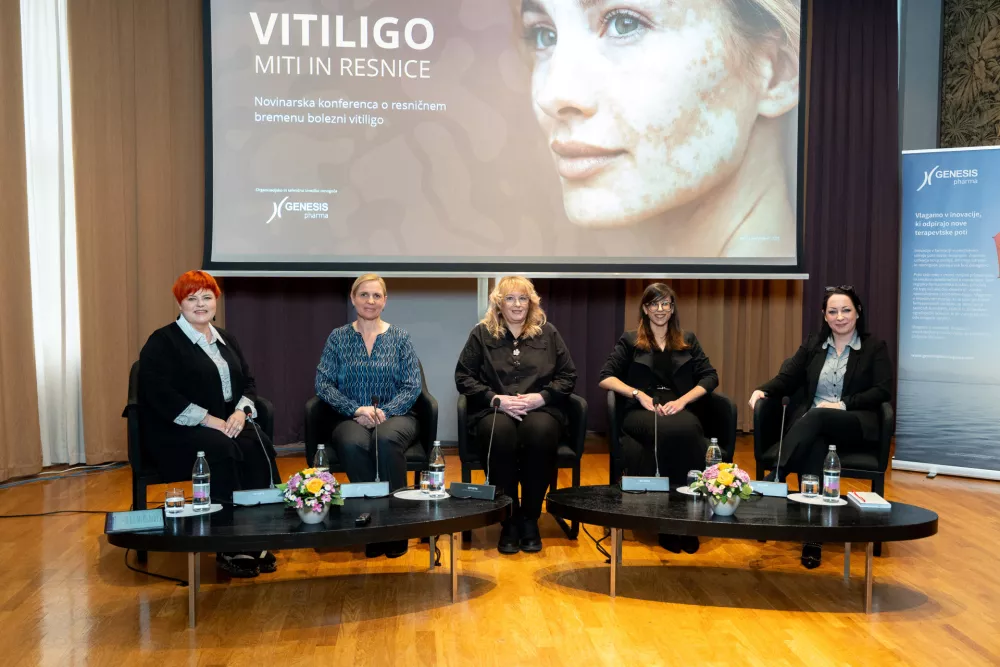 Novinarska konferenca o vitiligu / Foto: Miran Jursic