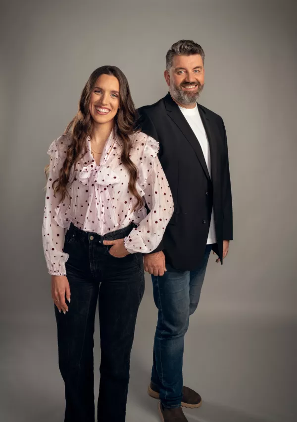 Jure Se&scaron;ek in Lidija Suba&scaron;ić / Foto: Planet Tv