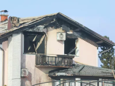 Slovenija, Draženci pri Ptuju, 18.1.2026 - požar v stanovanjski hi&scaron;i, mrtev otrok