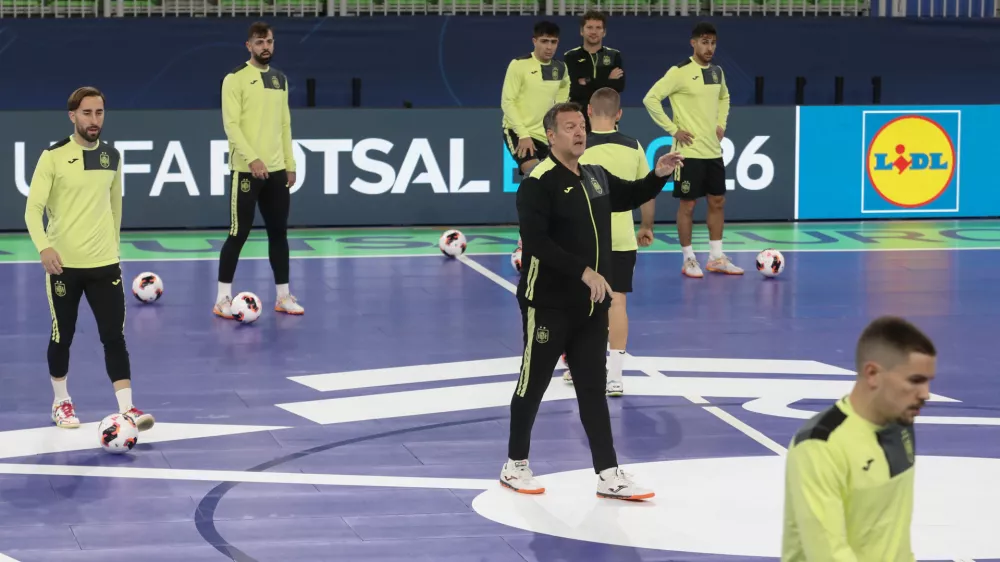 Jesus Velasco Selektor &Scaron;panije22.01.2026 - UEFA Futsal Euro 2026 - trening &Scaron;panska reprezentanca - reprezentanca &Scaron;panijeFoto: Luka Cjuha