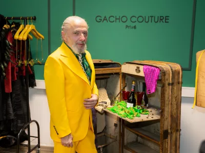  Milana Gačanoviča &ndash; Gacha je v Ljubljani odprl prvi couture atelje, ki je namenjen popolnoma osebni, intimni in poglobljeni izku&scaron;nji visoke mode. F arhiv GACHO COUTURE PRIV&Eacute;