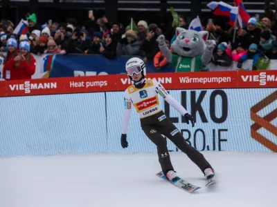 - Nika Prevc,- 10.01.2026. - Svetovni pokal v smučarskih skokih za ženske, Ljubno 2026.//FOTO: Bojan Velikonja
