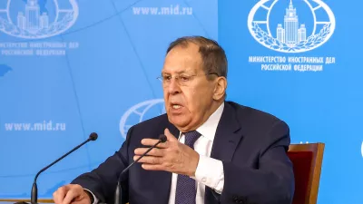 20 January 2026, Russia, Moscow: Russian Foreign Minister Sergei Lavrov speaks during a press conference at the Russian Foreign Ministry Press Centre to review Russian diplomacy in 2025. Photo: Artyom Geodakyan/TASS via ZUMA Press/dpa