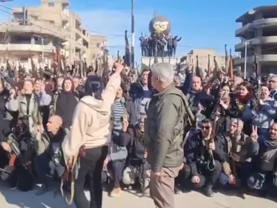 Mobilizacija prebivalcev mesta Kami&scaron;li, 20.1.2026