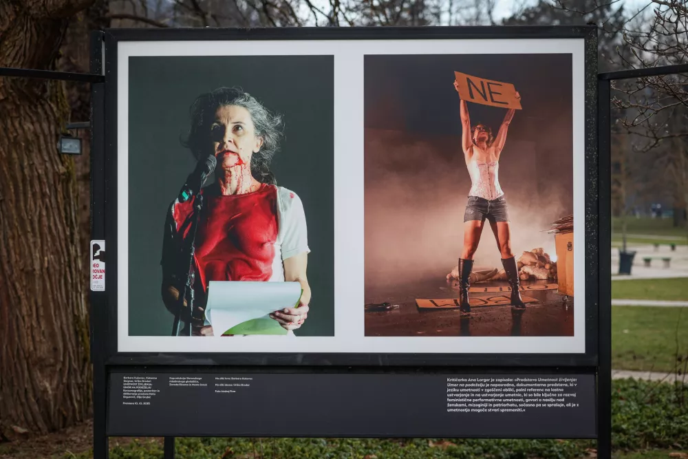 Ljubljana, Jakopicevo sprehajalisce v Tivoliju.Odprtje razstave ob 70-letnici Slovenskega mladinskega gledalisca.