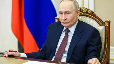 Russian President Vladimir Putin chairs a meeting with members of the government via video link at the Kremlin in Moscow, Russia January 21, 2026. Sputnik/Vyacheslav Prokofyev/Pool via REUTERS ATTENTION EDITORS - THIS IMAGE WAS PROVIDED BY A THIRD PARTY.