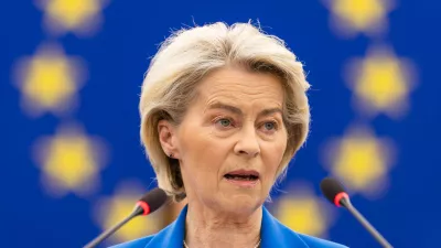 21 January 2026, France, Strasbourg: EU Commission President Ursula von der Leyen, speaks during the plenary session of the European Parliament in Strasbourg Photo: Philipp von Ditfurth/dpa