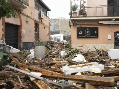 The aftermath of Hurricane HarryHurricane Harry Devastates The Port Of San Giovanni Li Cuti, Catania, Italy - 21 Jan 2026,Image: 1068166565, License: Rights-managed, Restrictions:, Model Release: no