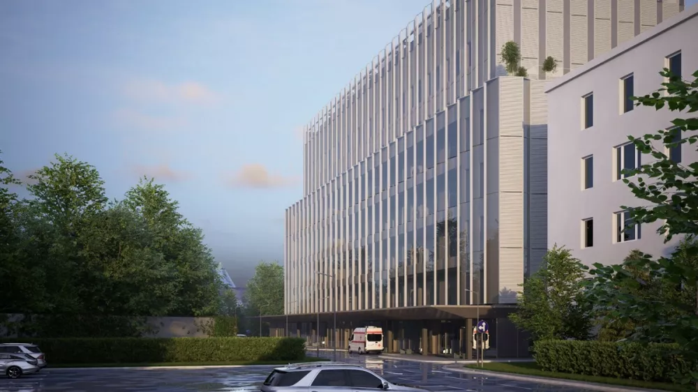 render, nova infekcijska klinika UKC Maribor