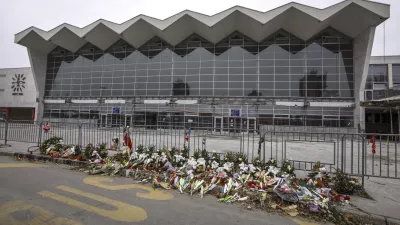 16.2.2025 - Novi sad Srbija - Železniška postaja - podrti nadstrešekFoto: Luka Cjuha