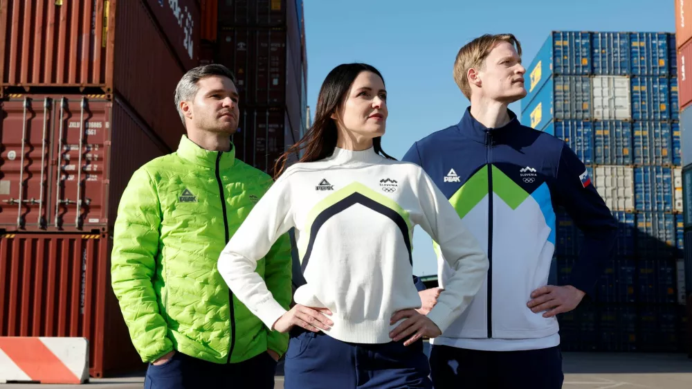 Koper.Slovenska olimpijska kolekcija Milano Cortina 2026.Foto: Olimpijski komite Slovenije