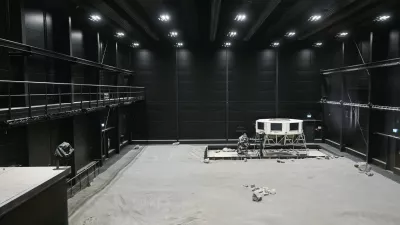 Pictures taken inside the Luna Analog Facility shows lunar lander Argonaut following the signing of contracts between Thales Alenia Space (Italy, UK and France), OHB system AG (Germany) and Nammo (UK) hosted by the European Space Agency (ESA) and Thales Alenia Space on the future lunar lander Argonaut, on November 20, 2025 in Cologne.,Image: 1053510707, License: Rights-managed, Restrictions:, Model Release: no