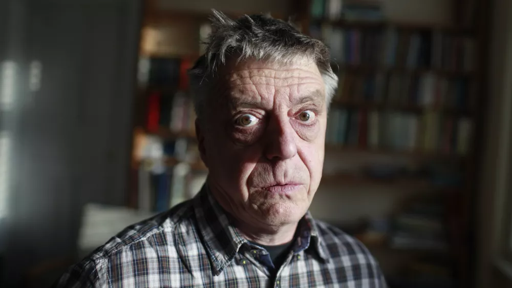 Andrej Rozman Roza, pesnik, pisatelj, dramatik, igralec in prevajalec//FOTO: Luka Cjuha