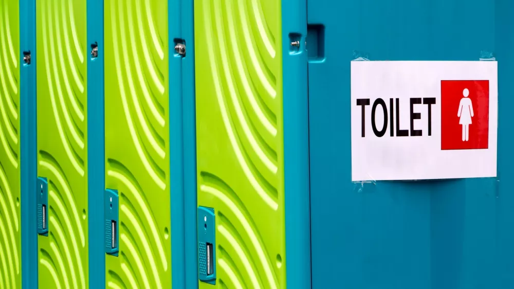 Prenosni WC. Foto: Profimedia