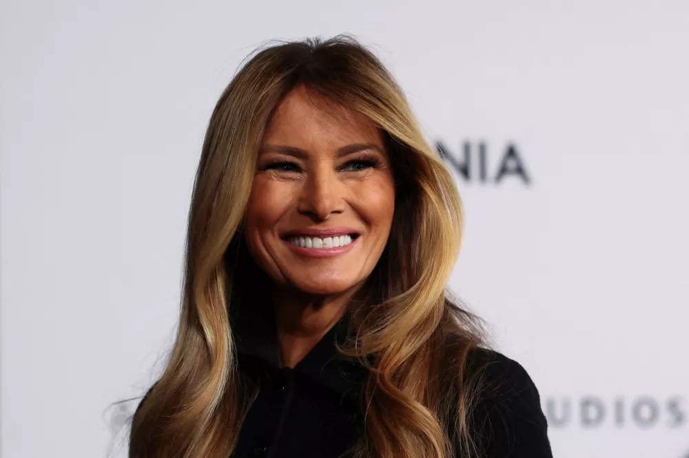 U.S. first lady Melania Trump arrives for the premiere of the documentary film "Melania" at the John F. Kennedy Center for the Performing Arts, recently renamed to include U.S. President Donald Trump's name, in Washington, D.C., U.S., January 29, 2026. REUTERS/Kylie Cooper
