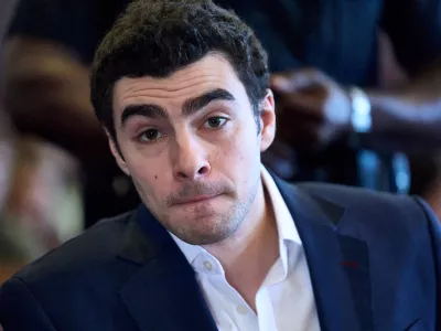 FILE PHOTO: Luigi Mangione appears in Manhattan Supreme Court for a suppression hearing December 18 2025. Curtis Means/Pool via REUTERS/File Photo