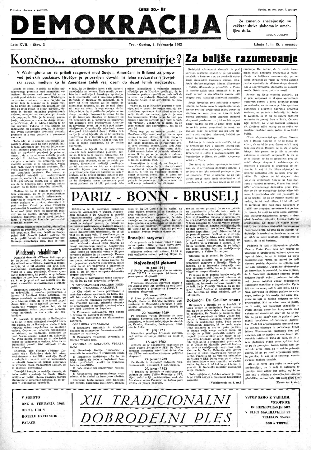 De Gaullov &raquo;non&laquo; je Veliko Britanijo stresel do temeljev