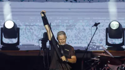 Marko Perković Thompson na julijskem zagrebškem koncertu / Foto: Reuters