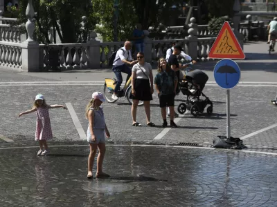 30.6.2025 - Poletje 2025 - vročina - vročinski val - turisti - Foto: Luka Cjuha