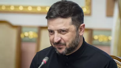 FILED - 16 January 2026, Ukraine, Kiev: Ukrainian President Volodymyr Zelensky speaks during talks with Czech Republic's President Petr Pavel at the Mariyinsky Presidential Palace in Kiev. Photo: -/Ukrainian Presidency/dpa - ATTENTION: editorial use only and only if the credit mentioned above is referenced in full