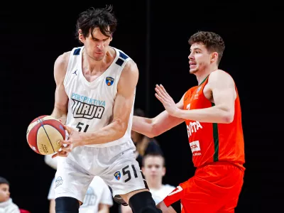Boban Marjanović ILI in action during AdmiralBet ABA League 2025/2026 basketball match between Perspektiva Ilirija and Cedevita Olimpija in Tivoli Hall, Ljubljana, Slovenia on February 1, 2026