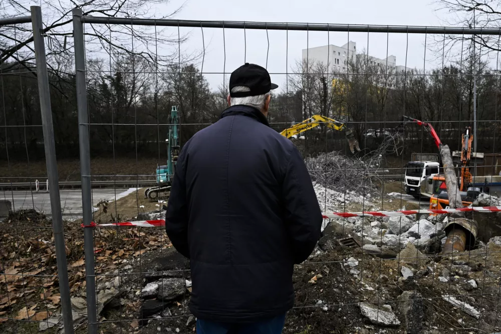 upokojenci31.01.2025 - Nadhod Dravlje - Gotska - ru&scaron;enje nadhodaFoto: Nik Erik Neubauer