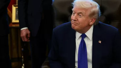 U.S. President Donald Trump speaks on the day he announced the creation of a critical mineral reserve, in the Oval Office at the White House, February 2, 2026. REUTERS/Evelyn Hockstein