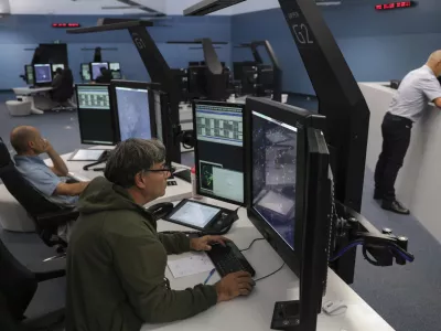 - 04.08.2023 &ndash; Kontrola zračnega prometa, letali&scaron;če Brnik //FOTO: Jaka Gasar