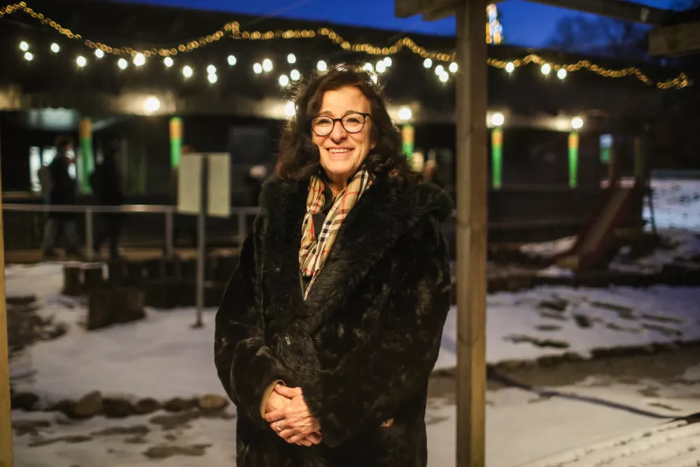 - Tja&scaron;a Gr&uuml;nfeld, lastnica gostilne Livada,- 14.01.2023. - Reportaža, Arhitektura v živo, Gostilna Livada o arhitektu Marjanu &Scaron;orliju. Marjan &Scaron;orli..//FOTO: Bojan Velikonja