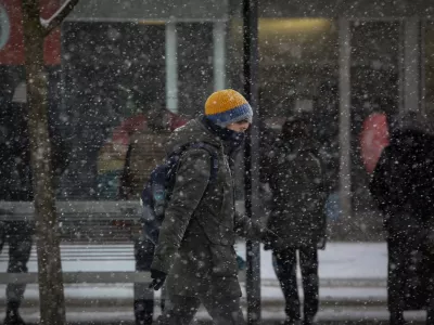 06.01.2026 - Zima, sneženje - sneg - sneg v LjubljaniFoto: Luka Cjuha