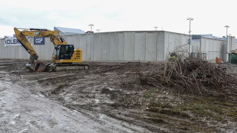 - Nov zapor Dobrunje.- 26.03.2025. - Gradbi&scaron;če novega zapora v Dobrunjah.//FOTO: Bojan Velikonja