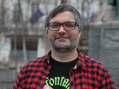 27.1.2026 - Aljo&scaron;a Harlamov je literarni zgodovinar, urednik, literarni in filmski kritik, esejist in publicistFoto: Luka Cjuha