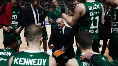 - Zvezdan Mitrović, trener,- 20.01.2026. - Košarka Cedevita Olimpija - Cluj-Napoca v 15. krogu evropskega pokala.//FOTO: Bojan Velikonja