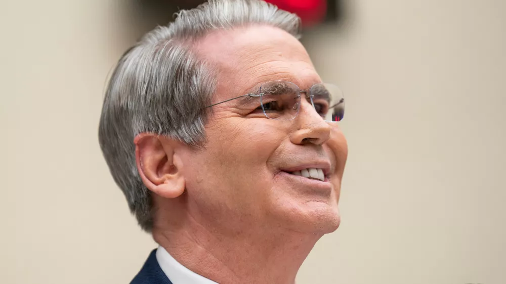 Secretary of the Treasury Scott Bessent speaks during a House Financial Services Committee hearing on Capitol Hill in Washington, Wednesday, Feb. 4, 2026. (AP Photo/Nathan Howard)