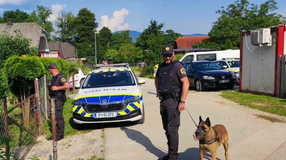 V hi&scaron;ni preiskavi so policisti zasegli dve zračni pu&scaron;ki. Foto: arhiv PU Novo mesto