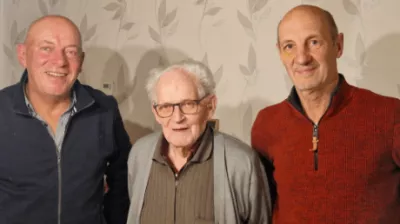 Paul Petit (v sredini). Foto: občina Ney