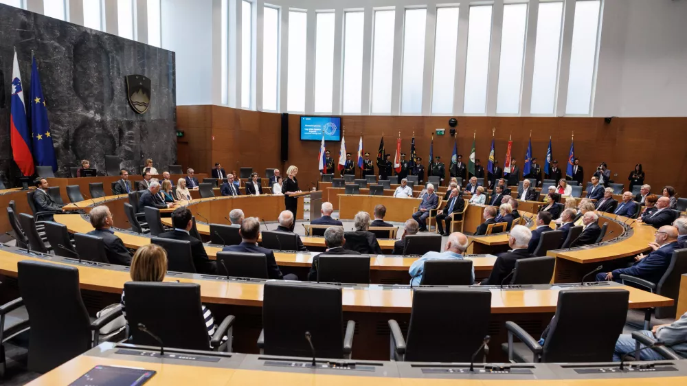 Ljubljana, drzavni zbor.Slavnostna seja drzavnega zbora ob dnevu drzavnosti.