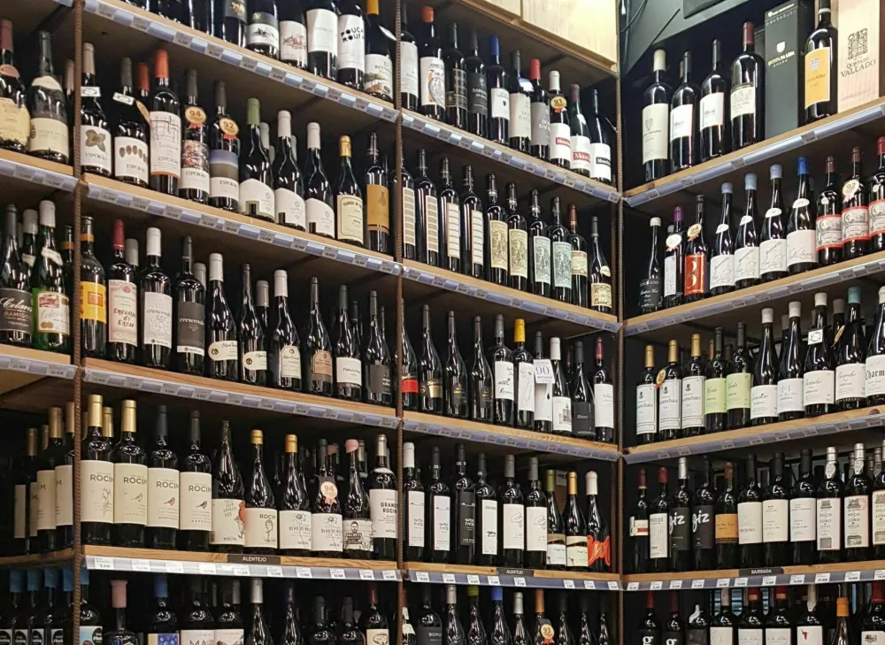 alkohol trgovina vino