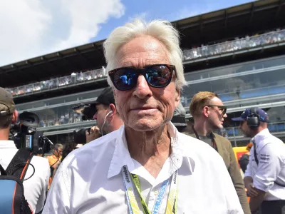 Formula One F1 - Italian Grand Prix - Autodromo Nazionale Monza, Monza, Italy - September 1, 2024 Actor Michael Douglas is seen before the race REUTERS/Massimo Pinca