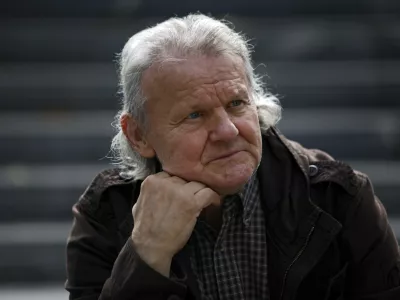 Milo&scaron; &Scaron;o&scaron;kič, upokojeni nogometni trener, ki je največje trenerske uspehe dosegel z Olimpijo &scaron;e v časih Jugoslavije //FOTO: Jaka Gasar