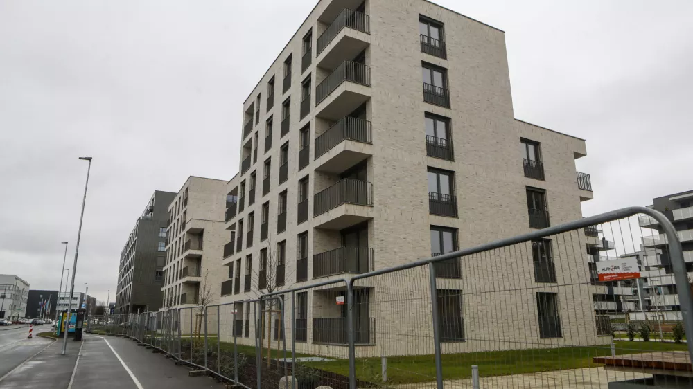 23.12.2025 - stanovanja - novogradnja - nova stanovanja - med Flaj&scaron;anovo in Kavčičevo cestoFoto: Luka Cjuha