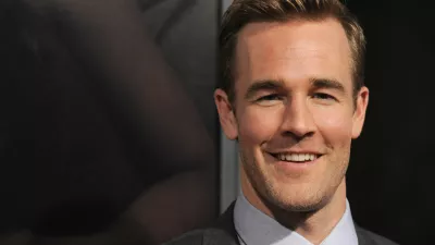 FILE - James Van Der Beek attends the premiere of "The Words" in Los Angeles on Sept. 4, 2012. (Photo by Jordan Strauss/Invision/AP, File)
